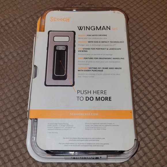 Scooch Wingman 5-in-1 Series Case for Samsung Galaxy Note 8 - Rose Gold - Picture 2 of 2
